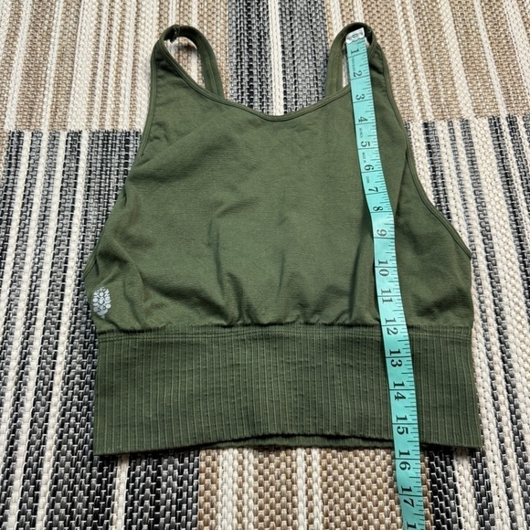 Free People Good Karma Crop High Neck Tank Size M/L Women - Picture 7 of 7